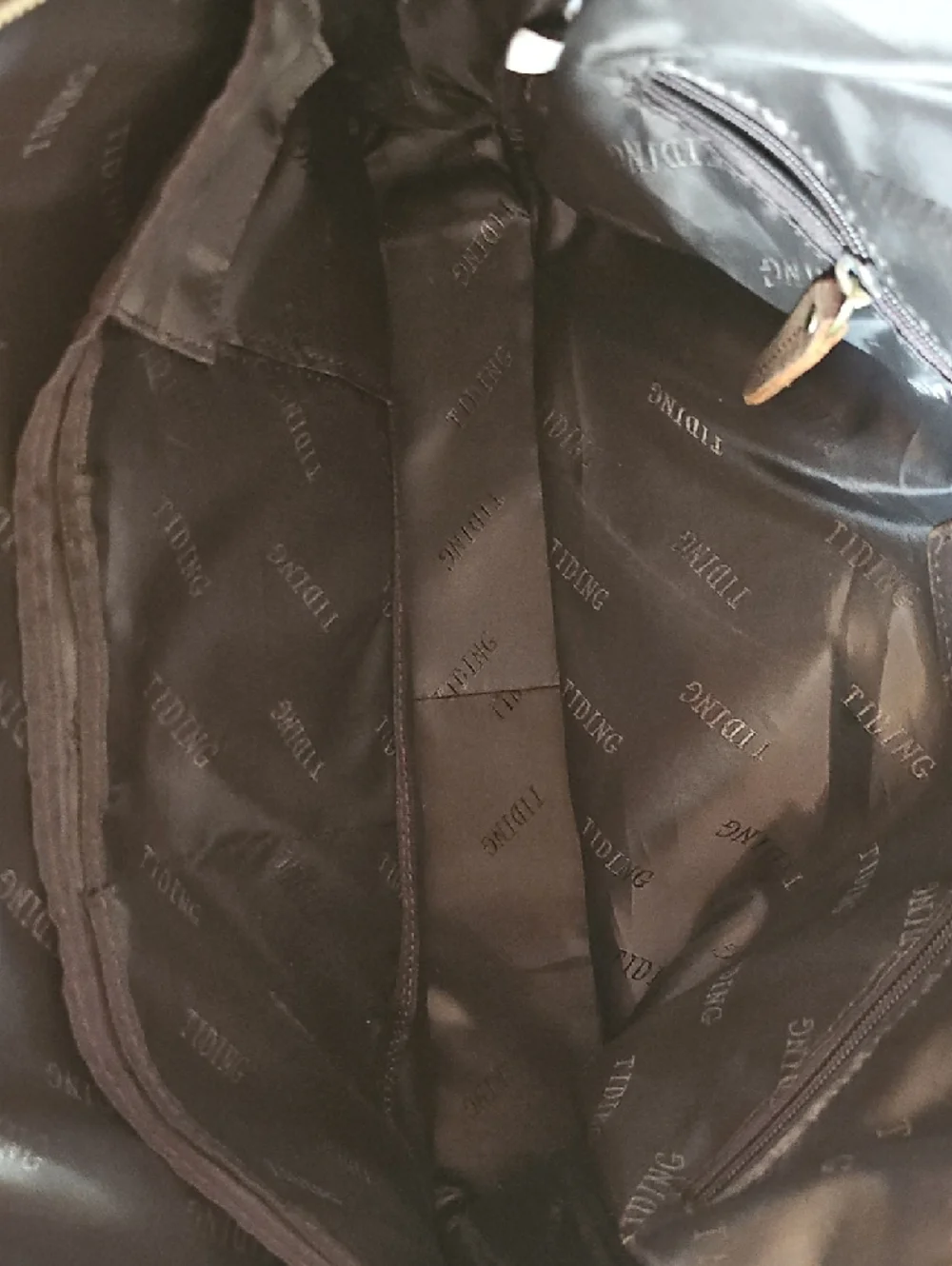 Distressed Brown Leather Laptop Messenger Bag with Shoulder Strap